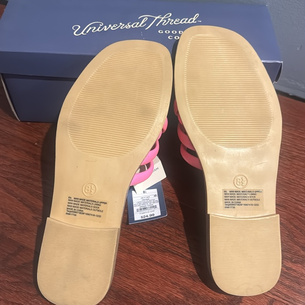 Universal thread, Rian comfort, flat sandals, pin… - image 6